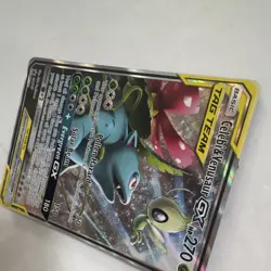 The Pokemon Company Celebi & Venusaur GX TAG TEAM Promo Holo SM167 270 HP - Image 2