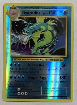 Pokemon XY Evolutions Gyarados 34/108 Reverse Holo Rare LP/NM - Image 1