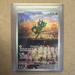 Full Art Teal Mask Ogerpon 123 Black Star Promo Pokemon SVP EN - SV LP/NM 2024 - Image 1