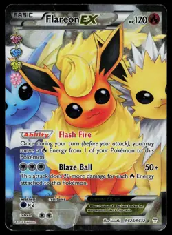 FLAREON EX RC28/RC32 ULTRA RARE GENERATIONS POKEMON HP - Image 1