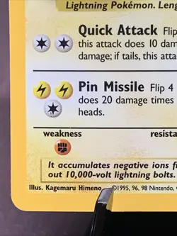 Pokemon TCG Jolteon 4/64 Jungle Set Unlimited Holo Rare WOTC VTG 1999 MP - Image 5