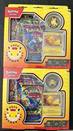 Rare Pokemon Day 2026 Collection Box- Sealed Pikachu Promo +6 TCG Booster Packs! - Image 1