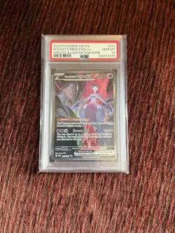 PSA 10 MEWTWO EX 231 DESTINED RIVALS SPECIAL ILLUSTRATION RARE POKEMON GEM MINT - Image 1