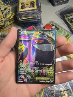 2014 Pokemon XY Phantom Forces Full Art Gengar EX 114/119 Holo Foil Rare - Image 3