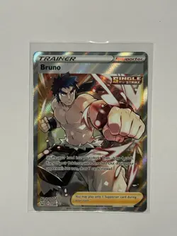 Bruno 158/163 Swsh05: Battle Styles Full Art Ultra Rare Holo Pokemon TCG - Image 1