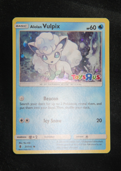 Pokemon "Alolan Vulpix" 21/145 Toys-R-us *Holo* English - Near Mint - Image 3