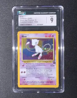 HOLO MEW #9 - Black Star Promo (2000) - Pokemon - Image 1