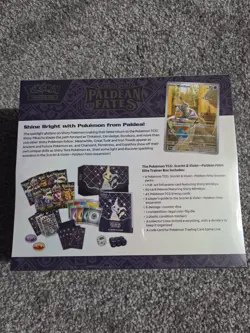 Pokemon TCG Scarlet & Violet Paldean Fates Elite Trainer Box w/ Protector Case - Image 3