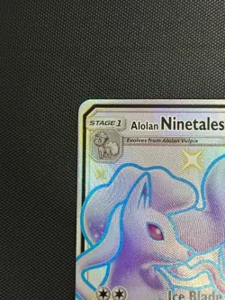 Pokemon Alolan Ninetales GX SV53/SV94 Hidden Fates Full Art Holo EN 2019 - Image 2
