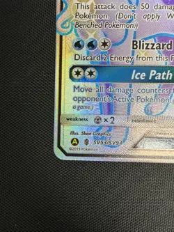 Pokemon Alolan Ninetales GX SV53/SV94 Hidden Fates Full Art Holo EN 2019 - Image 5