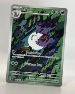 Arbok - 176/162 Temporal Forces Illustration Rare Pokemon - NM - Image 2
