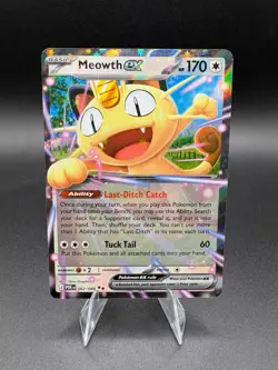 Meowth Ex 62/88 Double Rare Pokemon Perfect Order - Image 1