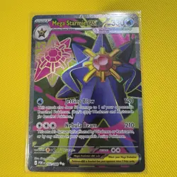 Pokemon Mega Starmie EX 102/088 Ultra Rare Perfect Order - Image 1