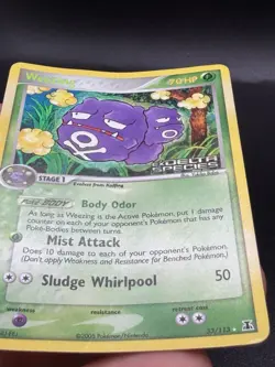 Weezing 33/113 Pokemon EX Delta Species 2005 Reverse Holo Stamp HP/DMG GC3 - Image 3