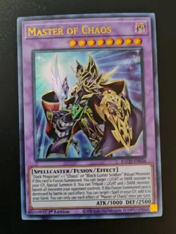 Near Mint Yugioh Master of Chaos BACH-EN036 1st Edition Ultra Rare - Image 1