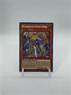 Witchcrafter Golem Aruru RIRA-EN028 Secret Rare 1st NM - Image 1