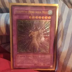 Konami Yu-Gi-Oh! TCG Elemental Hero Aqua Neos POTD-EN031 Ultra Rare 1st - Image 1