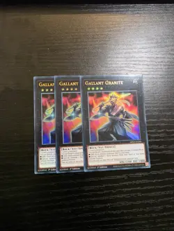 Gallant Granite MP25-EN286 Ultra Rare Playset 1st Ed Yu-Gi-Oh! - Image 1
