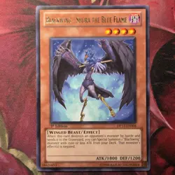 Yugioh Blackwing - Shura The Blue Flame DP11-EN004 1St Edition NM Rare - Image 1