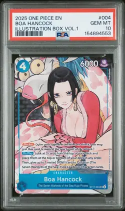 PSA 10 Boa Hancock Illustration Box Vol.1 ST17-004 One Piece Promotion Card Foil - Image 1