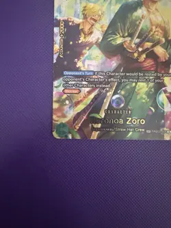 One Piece TCG The Azure Sea's Seven Foil OP-14 Roronoa Zoro PRB02-006 (SP) - Image 2