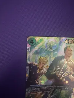 One Piece TCG The Azure Sea's Seven Foil OP-14 Roronoa Zoro PRB02-006 (SP) - Image 5