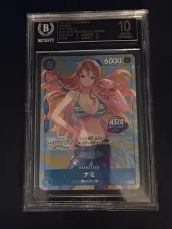 NAMI 2025 ONE PIECE PROMOS JAPANESE #P112 Bisai BGS 10 BLACK LABEL - Image 4