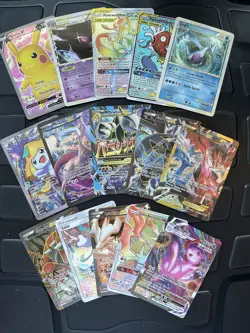 15x Holo Fan Art Mega Flames Custom Ascended Mew Inspired Card Bundle /151 x15 - Image 1