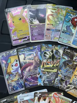 15x Holo Fan Art Mega Flames Custom Ascended Mew Inspired Card Bundle /151 x15 - Image 2