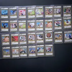 One Piece Card Lot 30 Pieces Set, Vintage, Condition Slightly Worn - Image 2