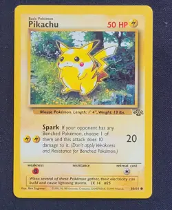 Pikachu Unlimited Common Jungle 60/64 MP Pokemon Card TCG - Image 1