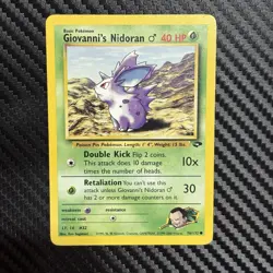 Giovanni’s Nidoran 76/132 Pokemon TCG Pokemon Card (MYREF#6) - Image 1
