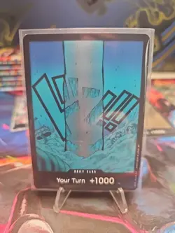 One Piece TCG Special Blue DON!! Card Exclusive (Pack Fresh) Your Turn +1000 - Image 1