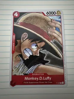 Monkey D. Luffy One Piece Film Red P-022 One Piece Promotion Card Promo English - Image 1