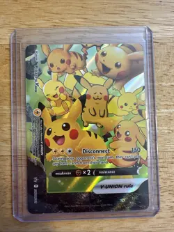Pikachu V-Union SWSH141 SWSH: Sword & Shield Promo Cards Holo - Image 1