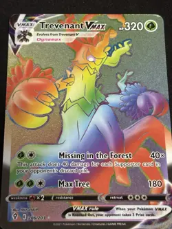 Trevenant VMAX - 206/203 - Pokemon Evolving Skies Sword Shield Secret Rare NM - Image 1