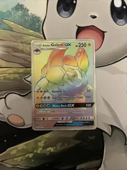 Alolan Golem GX 113/111 Crimson Invasion Secret Card (LP) - Image 1