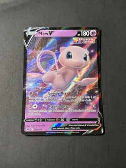 Pokemon TCG Mew V ULTRA RARE Pokemon Crown Zenith 60/159 NM - Image 1
