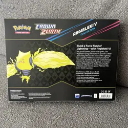 Pokemon TCG Crown Zenith Regieleki V Collection Box - Sealed - Brand New 820650851834 - Image 2