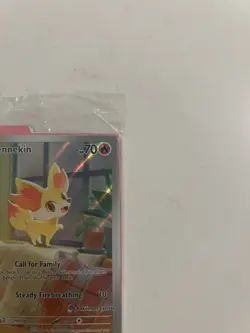 Pokemon Fennekin 080 Pokemon Center Sealed Stamped Promo | Chaos Rising ✨ - Image 3