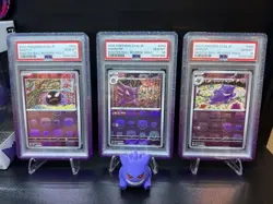 Pokemon 151 Japanese Gastly Haunter Gengar Master Ball 94 PSA 10 Sequential Set - Image 1