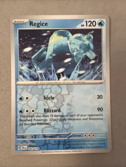 Pokemon TCG * Journey Together 042/159 Regice Uncommon REVERSE HOLO * FRESH PK - Image 1