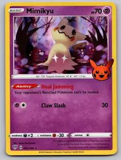Mimikyu 081/189 Rare Darkness Ablaze Pokemon Reverse Holo Lightly Played - Image 1