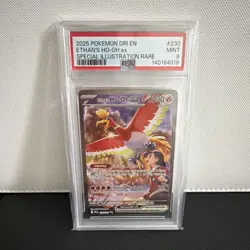 Pokemon TCG PSA 9 Ethan's Ho-Oh ex 230/182 SV10 SIR Holo English - Image 1