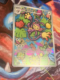 Pokemon TCG Ambipom 107/94 Phantasmal Flames Illustration Rare - Image 3