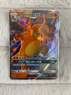 Pokemon TCG Card Charizard GX SM211 Black Star Promo Holo GREAt - Image 2