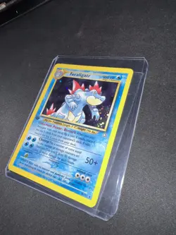 Pokemon TCG Feraligatr Neo Genesis #4/111 1st Edition Holo Rare CLEAN NM/Mint - Image 5