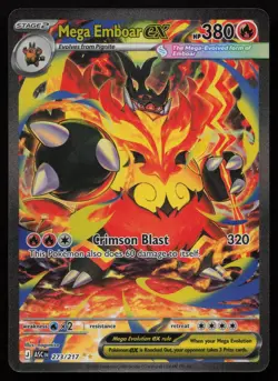 Mega Emboar ex 273/217 SIR Ascended Heroes Pokemon English NM - Image 1