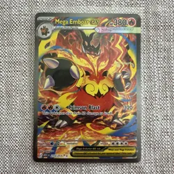 NM Pokemon TCG Ascended Heroes Mega Emboar ex 273/217 SIR - Image 1