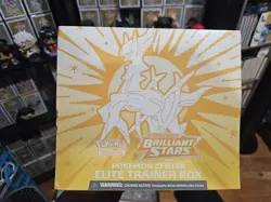 Pokemon TCG Brilliant Stars Pokemon Center Elite Trainer Box. Slight Damage. - Image 1